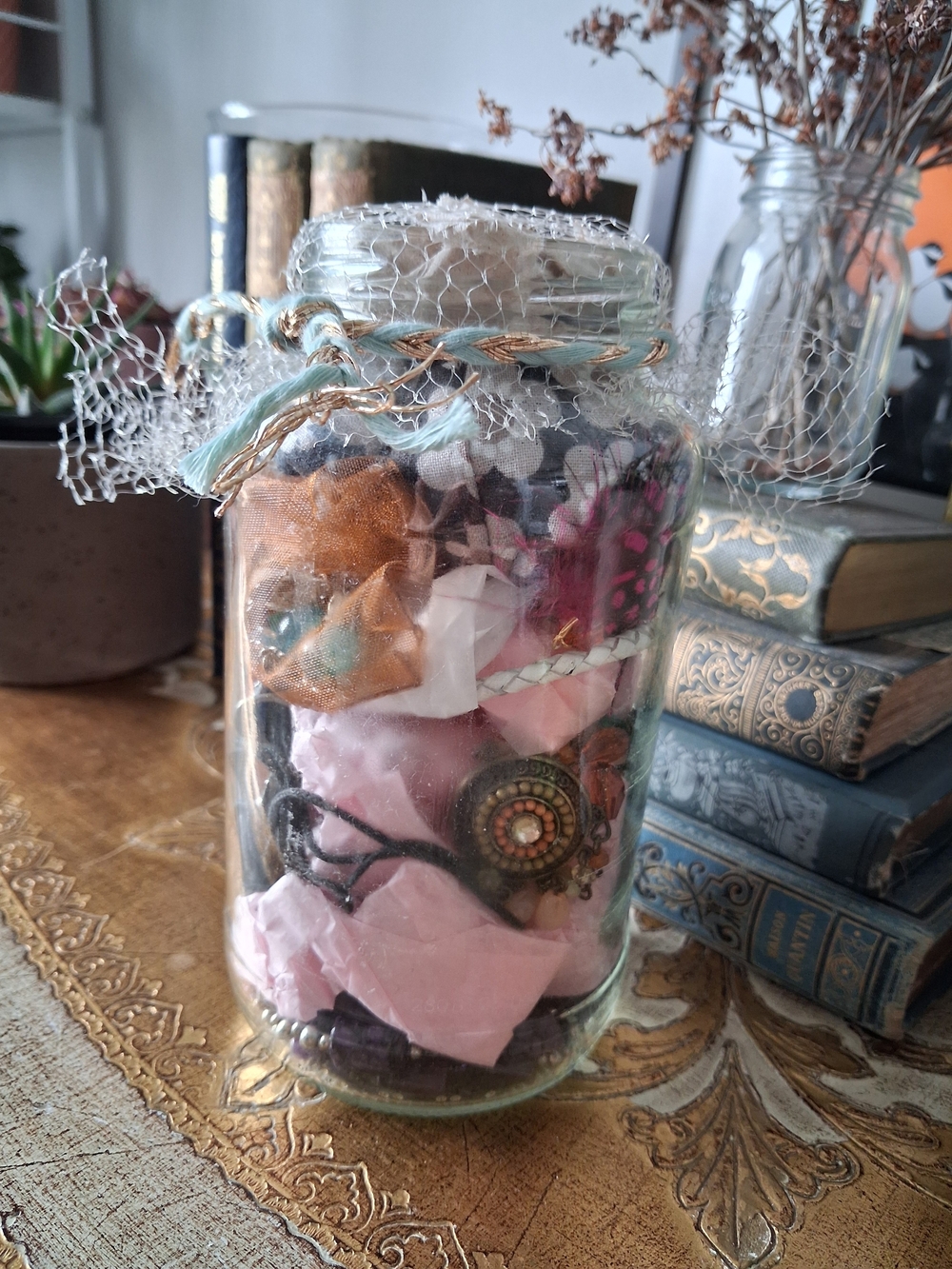 Mystery Jar Filled with Jewelry